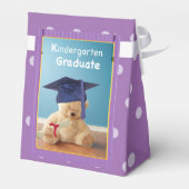 Kindergarten Afstuderen Teddy Bear Bedankdoosjes (Achterkant)