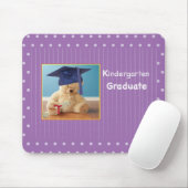 Kindergarten Afstuderen Teddy Bear op Paars Muismat (Met muis)