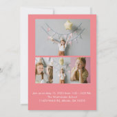 Kindergarten Afstuderen Uitnodigingskaart 5 Foto's Kaart (Achterkant)