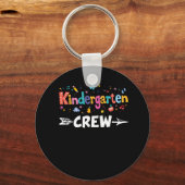 Kindergarten Bemanner Teacher Team Kinder Squad Sleutelhanger (Voorkant)