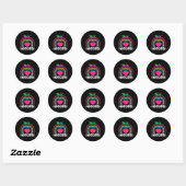 Kindergarten Boho Rainbow lerarenteam Kinder squa Ronde Sticker (Vel)