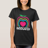 Kindergarten Boho Rainbow lerarenteam Kinder squa T-shirt (Voorkant)