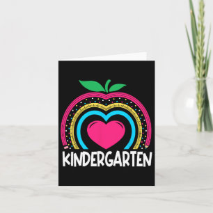 Kindergarten Boho Rainbow Teacher Team Kinder Squa Kaart