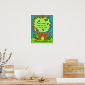 Kindergarten - Boom van Vera Trembach Poster (Keuken)