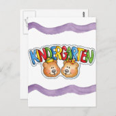 Kindergarten Briefkaart (Voorkant / Achterkant)
