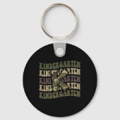 Kindergarten Camo Camouflage Boy Teacher Ck To Sch Sleutelhanger (Voorkant)