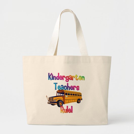 Kindergarten Canvas tas leraar (Voorkant)
