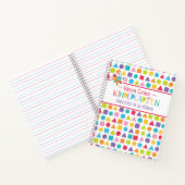 Kindergarten Colorful Crayons Scribbles Notitieboe Notitieboek (Binnen)