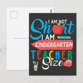 Kindergarten Dag Onderwijsdag Briefkaart (Voorkant / Achterkant)