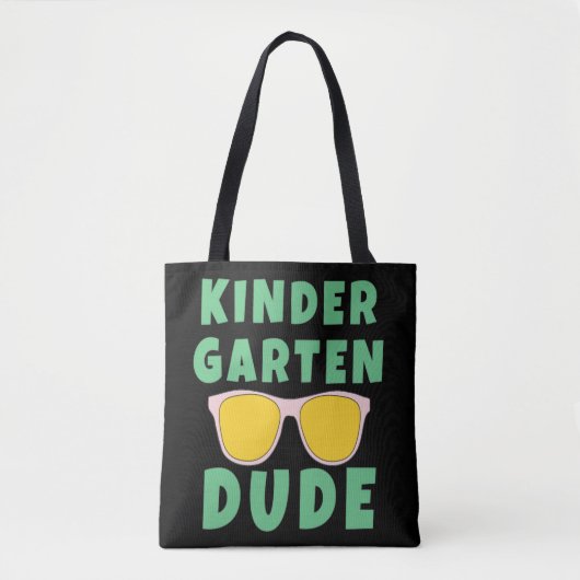 KINDERGARTEN DUDE TOTE BAG (Voorkant)