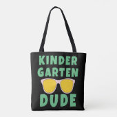KINDERGARTEN DUDE TOTE BAG (Achterkant)