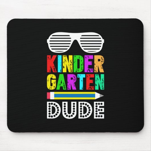 Kindergarten Eerste Dag Terug Muismat (Voorkant)