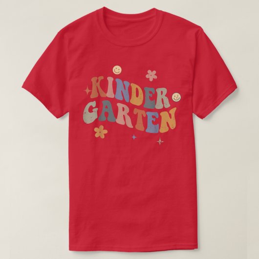 Kindergarten Eerste dag van de School Terug naar S T-shirt (Design voorkant)