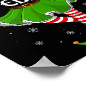 Kindergarten Elf Christmas Family Girls Women Elf  Poster (Hoek)