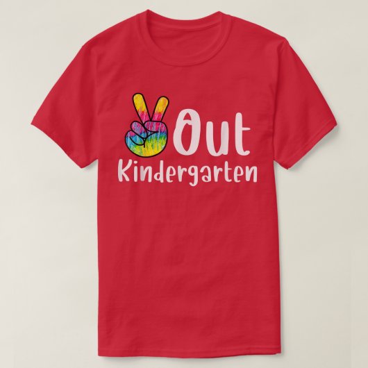 Kindergarten en kleurstof Afstuderen klasse van T-shirt (Design voorkant)