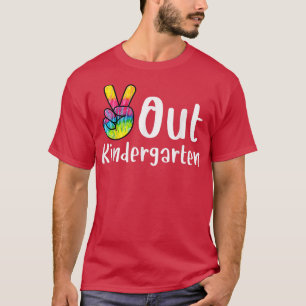 Kindergarten en kleurstof Afstuderen klasse van T-shirt