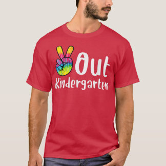 Kindergarten en kleurstof Afstuderen klasse van T-shirt