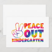 Kindergarten en kleurstof op de laatste dag van de aankondiging (Voorkant / Achterkant)