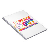 Kindergarten en kleurstof op de laatste dag van de notitieboek (Rechterzijde)