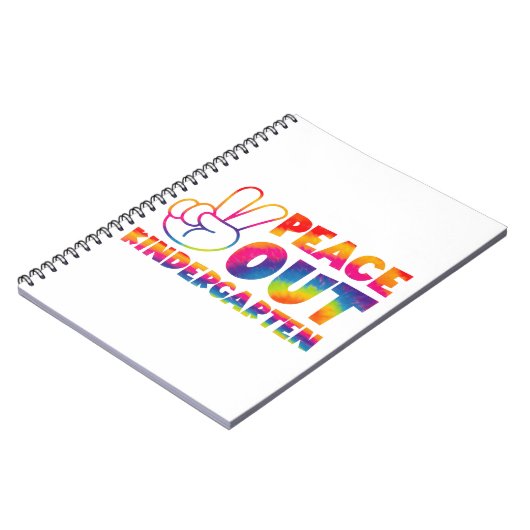 Kindergarten en kleurstof op de laatste dag van de notitieboek (Linkerzijde)