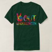 Kindergarten en kleurstof op de laatste dag van de t-shirt (Design voorkant)