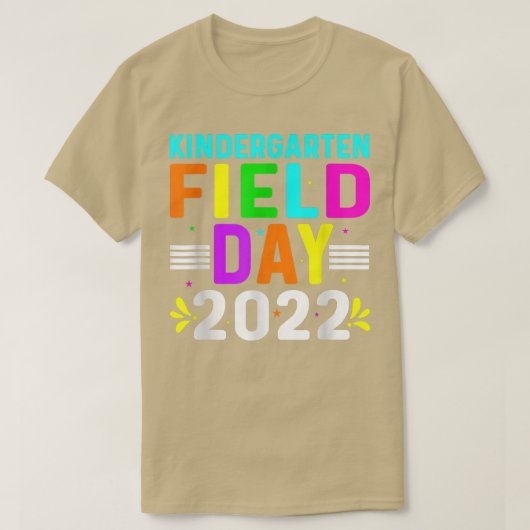 Kindergarten Field Day 2022 Let The Games Begin Gr T-shirt (Design voorkant)