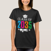 Kindergarten  for Boys Class of 2035 Senior T-shirt (Voorkant)