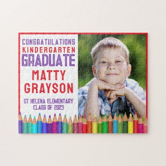 Kindergarten Foto Afstuderen Legpuzzel (Horizontaal)