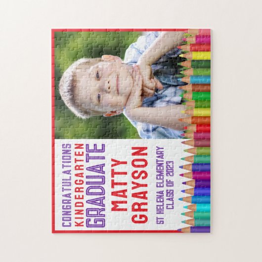 Kindergarten Foto Afstuderen Legpuzzel (Verticaal)