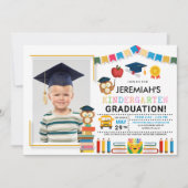 Kindergarten Foto Afstuderen Uitnodiging (Voorkant)