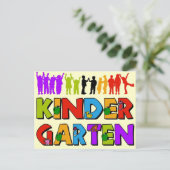 Kindergarten Fun Briefkaart (Staand voorkant)