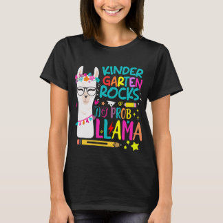 Kindergarten Geen Prob-Llama Kleding T-shirt