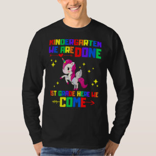 Kindergarten Graduation Magical Unicorn For Girls T-shirt
