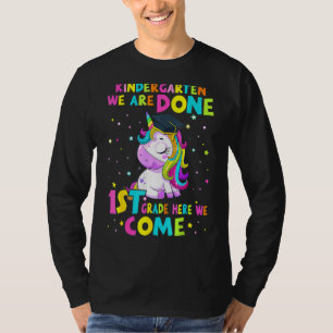 Kindergarten Graduation Magical Unicorn For Girls T-shirt