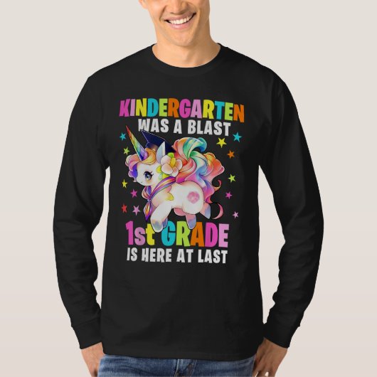 Kindergarten Graduation Unicorn Kindergarten Gradu T-shirt (Voorkant)