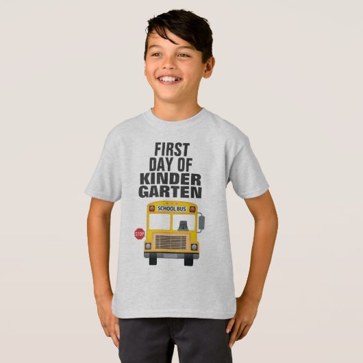 Kindergarten Hanes TAGLESS® T-Shirt (Voorkant volledig)