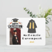 Kindergarten Happy Afstuderen toevoegen Foto Kaart (Staand voorkant)