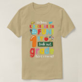 Kindergarten Het is leuk om uit de eerste klas ter T-shirt (Design voorkant)