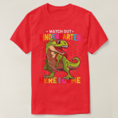 Kindergarten hier kom ik Dinosaur terug. T-shirt (Design voorkant)