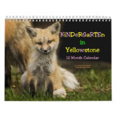 Kindergarten in de Yellowstone-kalender Kalender (Hoes)