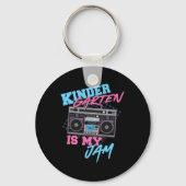 Kindergarten is mijn jam -  80s Boombox Teach Sleutelhanger (Voorkant)