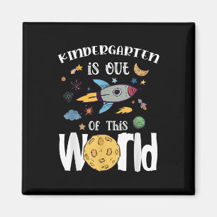 Kindergarten is uit deze wereld van de eerste dag, magneet