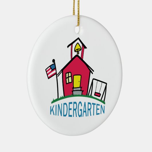 Kindergarten Keramisch Ornament (Rechts)