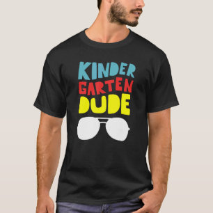 Kindergarten Kerel Terug naar school Eerste Dag va T-shirt