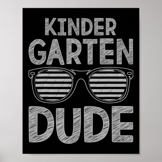 Kindergarten Kerst Leerkrachten Studenten Eerste D Poster (Voorkant)