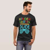Kindergarten Kerstisch Potlood First Day School Bl T-shirt (Voorkant volledig)