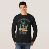 Kindergarten Kid Is On Point Cactus Pun Funny cute T-shirt (Voorkant volledig)