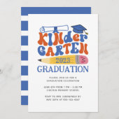 Kindergarten Klasse Afstuderen Uitnodiging (Voorkant / Achterkant)