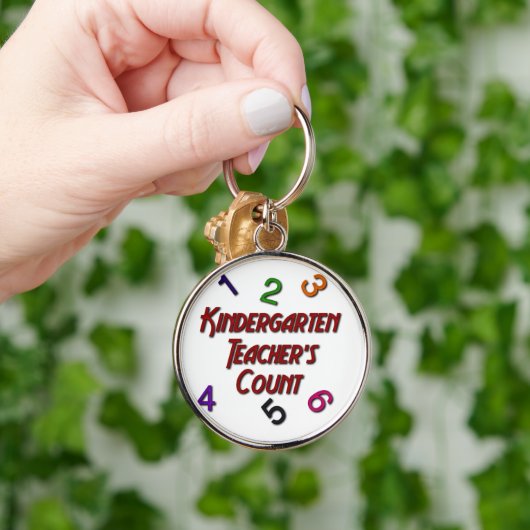 Kindergarten Leerkrachten graaf Sleutelhanger (Hand)