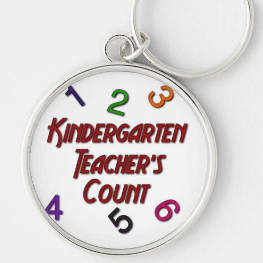 Kindergarten Leerkrachten graaf Sleutelhanger (Voorkant)